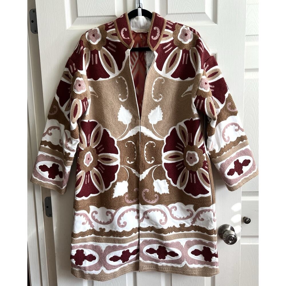 SOFT SURROUNDINGS Alden Tapestry Embroidered Jacket Coat Sz M (10/12) NWT $250 - Picture 2 of 16